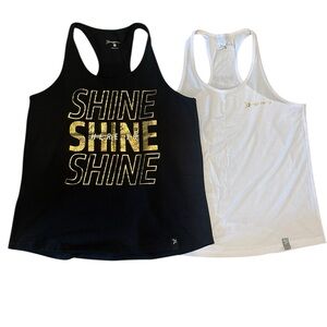 Orangetheory Tank Tops Set of 2 Medium Workout Racerback Gym Activewear Bundle